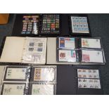 Philately - six binders containing a large quantity of stamps to include Mint State, Commemorative,