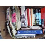 A lot to include a quantity of books predominantly hard-back to include military interest,