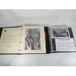 Philately - a binder containing the Westminster Collections 24 hours of D-Day Stamp and First Day