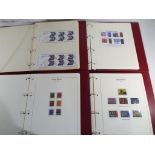 Philately - three albums containing a quantity of mint stamps to include London 2012 Olympic Games