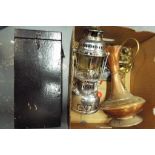 Lot to include a quantity of metalware comprising horse brasses, decorative brass items,