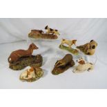 Border Fine Arts - four BFA figurines and three others [7] - Est £30 - £50