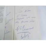 A Roy Webber's Concise Book of Cricket Records bearing signatures signed by Fred Trueman on 15th