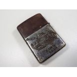 Vietnam / American war interest - a Zippo lighter inscribed nothing is dearer than life but nothing