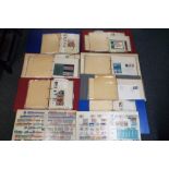 Philately - Six albums containing a quantity of first day covers and two further albums containing