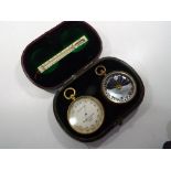 Negretti & Zambra - a Victorian travelling Compass, Barometer and Thermometer,