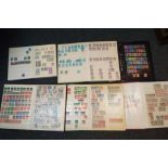 Philately - six albums containing a quantity of used stamps,