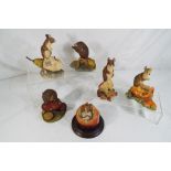 Border Fine Arts - four BFA figurines depicting field mice and two others [6] - Est £30 - £50