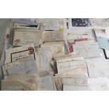 Philately - a fine collection of postal history to include bishop marks, Sunday marks, tombstones,
