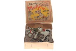 Moko Muffin the Mule puppet, circa 1950's,