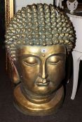Large composite bust of a Buddha head