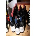 Four bottles of Casa Nueva, seven bottles of Bor Forras, seven bottles of Travicello Vino Rosso,