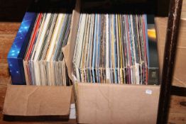 Two boxes of LP records and two boxed sets
