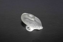 Lalique glass model of a duck