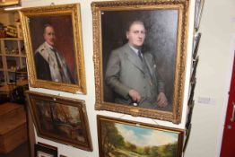 Two portrait oils of Henry Archibald probably Father & Son,