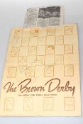 Celebrity signed menu from the Hollywood restaurant The Brown Derby, including Cary Grant,