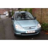 Honda Civic 1.6i vTEC, auto, five-door hatchback, petrol, 1590cc, approx.