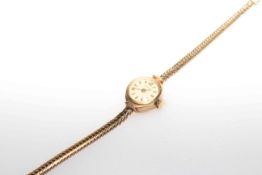 Lady's Garrard 9 carat gold wristwatch