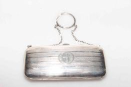 Silver purse,