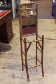 Victorian bamboo and lacquered stick stand