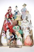 Collection of Royal Doulton figures (some a/f)