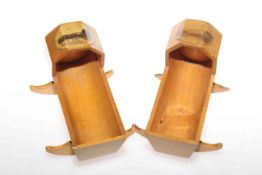 Mauchline Ware: two cradles,