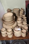 Collection of Denby Pottery dinner and teaware 'Memories' pattern