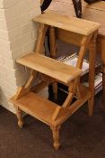 Three tier plant stand/library steps