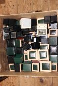 Large quantity of jewellery and ring boxes