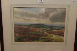 Alec Wright, Near Hutton Le Hole, watercolour, framed,