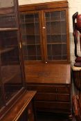 1920's/30's oak bureau bookcase