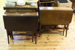 Two Edwardian mahogany Sutherland tables