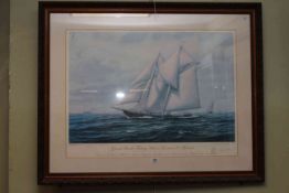 After Timothy Wells, Grand Banks Fishing Schooner Gertrude L. Thebaud, limited edition print no.