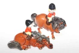 Two Beswick Thelwell models