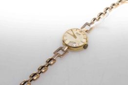 Vintage Tissot 9 carat gold wristwatch, 14.