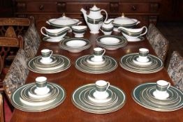 Over sixty pieces of Royal Doulton 'Vanborough' table ware