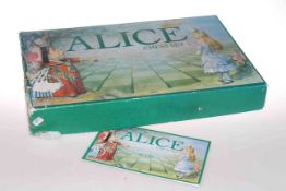 Alice in Wonderland chess set by MPL Gifts & Games