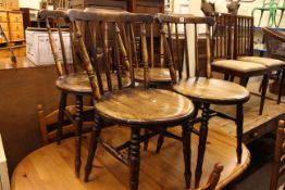 Set of four Ibex kitchen chairs