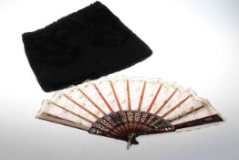 Decorative fan and bag (2)