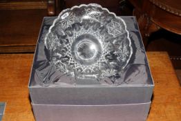 Large Waterford Crystal fruit bowl (boxed)