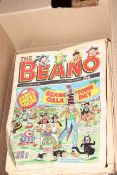 Approximately one hundred and fifty Beano and Dandy comics