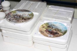 Ten collectors plates