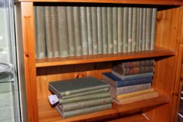 Collection of books including 27 volumes of The Studio