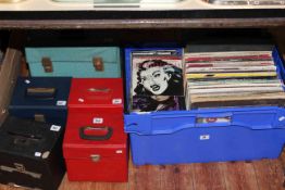 Large collection of LP and single records,