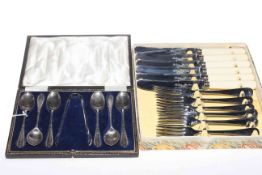 Two boxed sets of cutlery