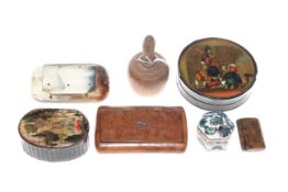 19th Century and later snuff boxes,