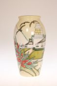 A MOORCROFT "NIGHT GUARDIAN" VASE, limited edition, first quality.
