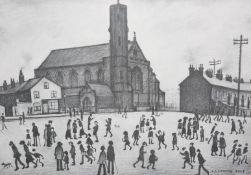 LAURENCE STEPHEN LOWRY (1887-1976), ST. MARY'S, BERWICK, signed in pencil, no.