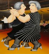 BERYL COOK (1926-2008), "DANCING ON THE Q.E.