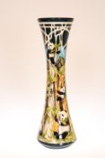 A LARGE MOORCROFT "SICHUAN GIANT PANDAS" VASE, number 53 in a limited edition of 75, first quality.
